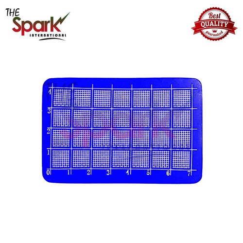 Almohadilla de rinoplastia rejilla brillo azul nariz cirugía plástica instrumentos quirúrgicos - Imagen 6 de 6