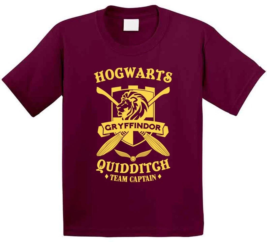 Hogwarts Gryffindor Quidditch Team Captain Harry Potter T-Shirt