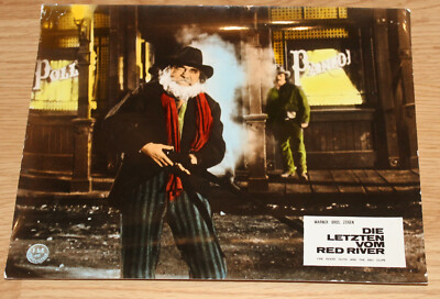DIE LETZTEN VOM RED RIVER -1 Karton AHF -1969- Nr. 10 Robert Mitchum