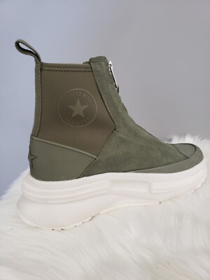 NEW Mens Size 7 Converse Run Star Legacy Chelsea CX High Olive 