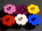Lego 98262 4728 Plant Flower Solid and Open Stud Select Colour Pack of 4