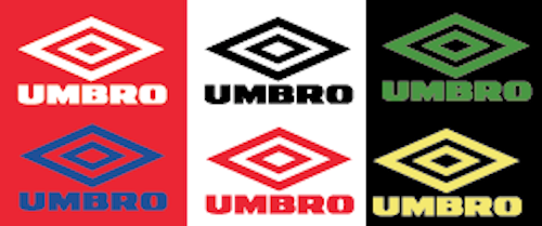 Umbro 1990s Felt Football Shirt Soccer Numbers Heat Print Football