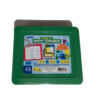 Lakeshore Math Tool-Box Grades 4-5 Fractions / Decimals Homeschooling NEW Sealed