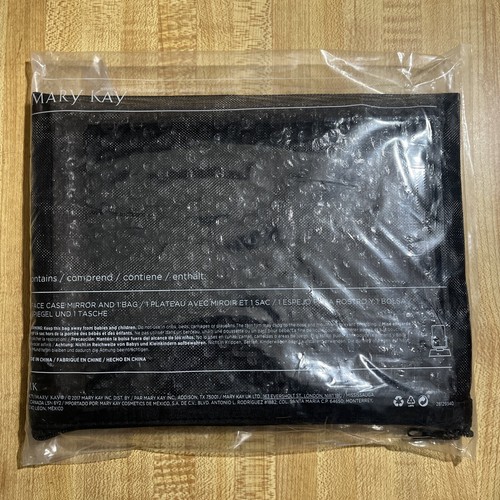 MARY KAY- Contains 1 FACE CASE MIRROR W/ A BAG. Has Mirror Protection Brand New - 第 1/2 張圖片