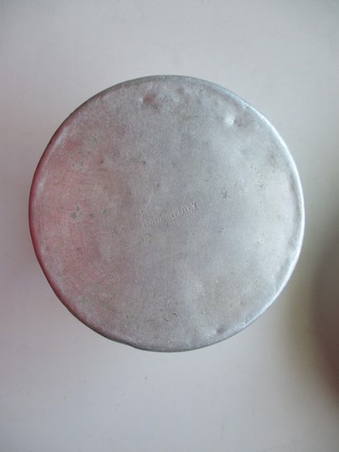Vintage Spun Aluminum Canister Tea Nesting Mid Century Modern with Lid - Picture 6 of 7