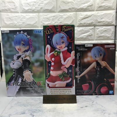 Re:Zero Rem SEGA TAITO Banpresto Prize Figur 3er Set JP