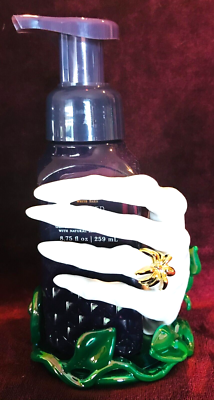 #ad *HALLOWEEN* IVY WITCH HAND CERAMIC SOAP HOLDER IN ORIG BOX Bath amp; Body Works $25.50