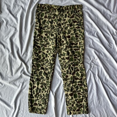 Vintage 1960s Beo Gam Camo Trousers Vietnam War Era Hunting