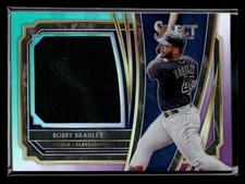 Bobby Bradley #'d /99 - 2020 Panini Select Rookie Jumbo Swatch Tri-Color #RJS-BB