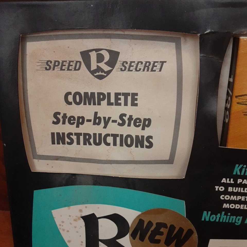 NOS 1960s AMERICAN RUSSKIT Co. 1/32 SUPERLEGGERA Slot Car MASERATI TIPO 61 Bird - Imagem 3 de 4