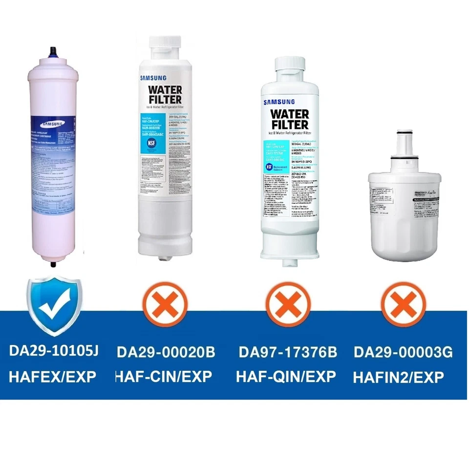 Water Filters for Samsung LG Fridge DA29-10105J, HAFEX/EXP, DA99-02131B External - Image 4 of 4