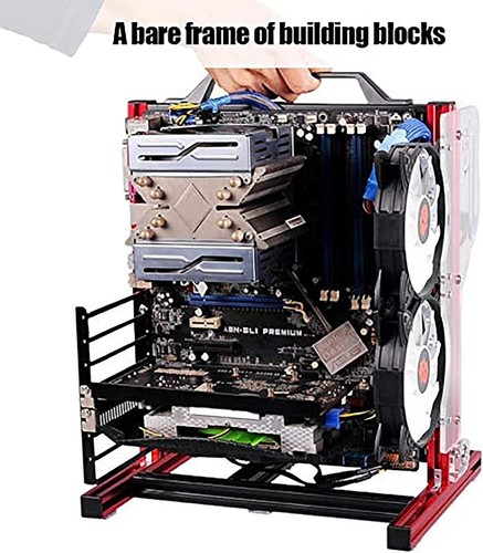 Portable Aluminum DIY Motherboard Rack for Optimal Heat Dissipation and Modding - Picture 9 of 10