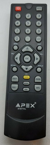 Original APEX Digital TV Converter Box Remote Control DT504 DT250 DT250A DT502A