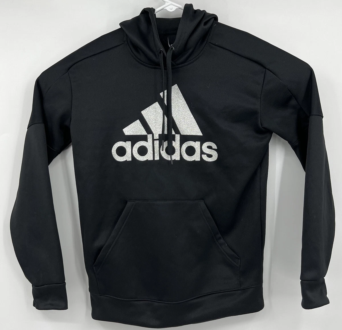 Adidas shine logo clearance hoodie