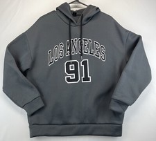 SHEIN Sweatshirt - Women s Size 6 - Pullover - Gray - Los Angeles 1123