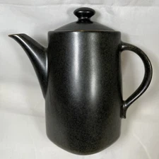 Lindt Stymeist Creamer Lid Piano 12oz Black Brown Matte 5.75" Small Teapot Japan