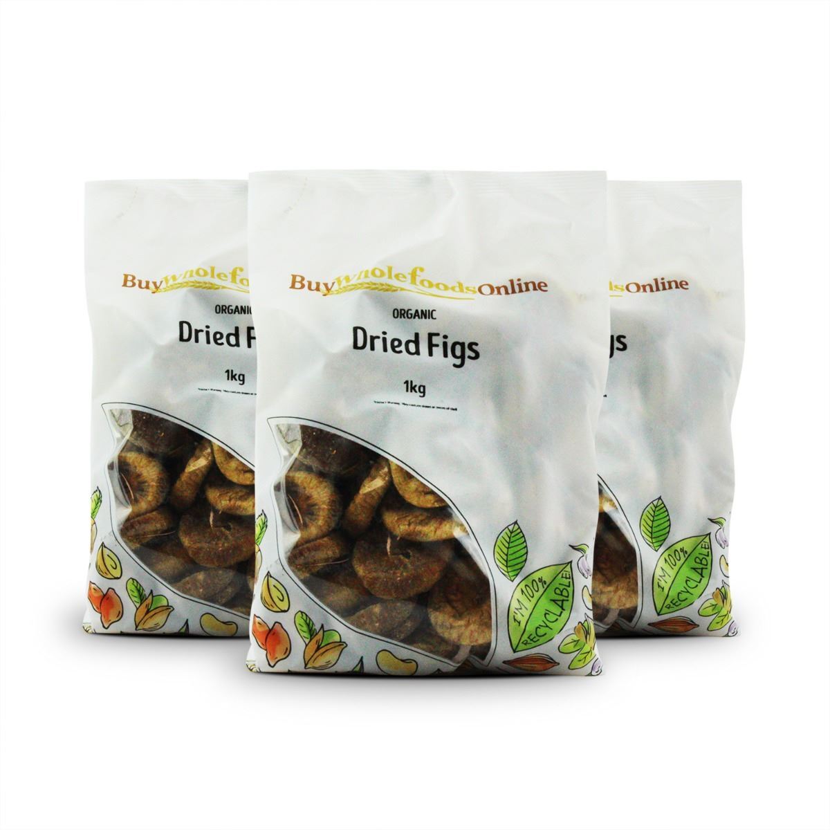 Organic Dried Figs 3kg | BWFO | Free UK Mainland P&P
