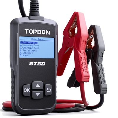 TOPDON BT50 12V Auto Batterietester KFZ Batterietestgerät Akku Testgerät Digital