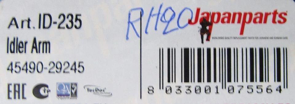 BRAZO DE RUEDA LOCA DE DIRECCIÓN COMPATIBLE CON MOTOR TOYOTA HIACE RH20 30 1977 83 12R LHD 40490-29245 Foto 3 de 4