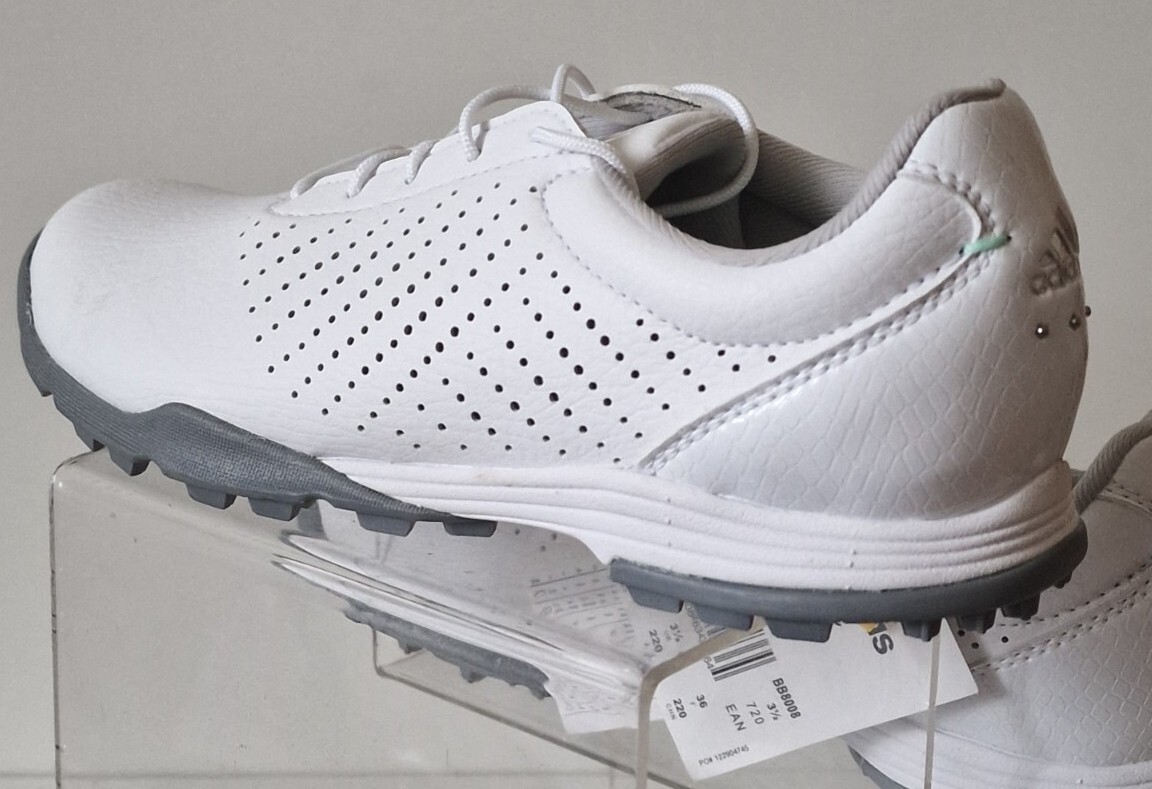 ADIDAS W Adipure SC LADIES Golf Shoes SPIKELESS Size UK 3.5 White NEW