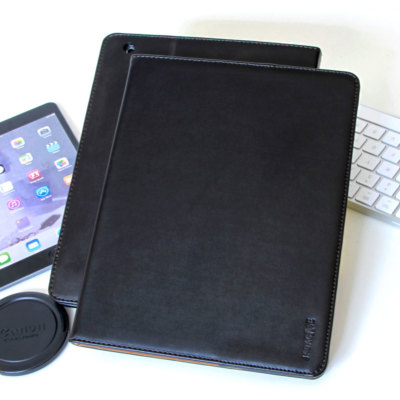 Genuine Leather Cover Apple iPad Pro 10.5'' Tablet Protective Case Pouch Black