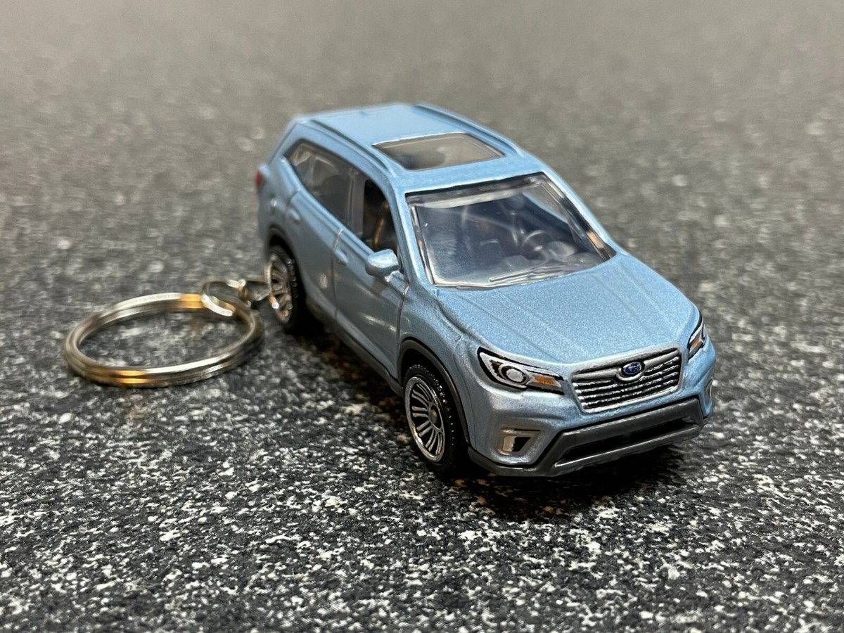 Subaru Forester Blue Keychain Matchbox Hot Wheels Outback