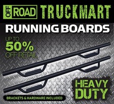 Fit 08-21 Toyota Tundra Crew Max Hexagon Style Side Rails Step Running Board Bar