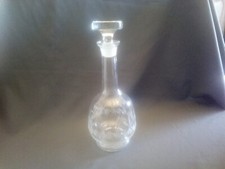 Alte Karaffe um 1900 geschliffenes Glas