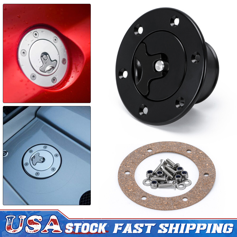 Upgrade to a 35.5mm Aluminum Fuel Filler Neck with 6-Hole Flush Mount for Cars