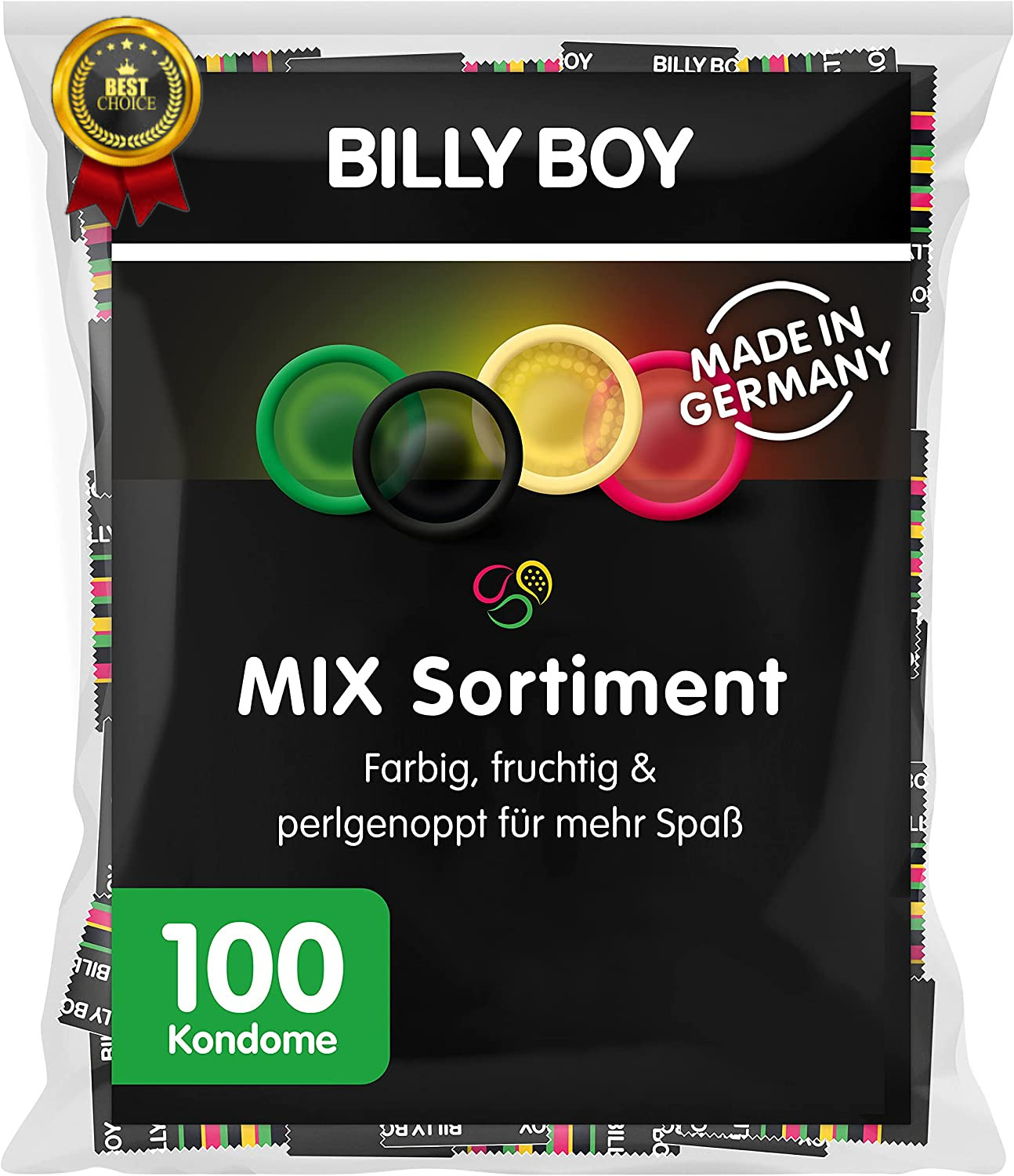 Billy Boy Kondome Mix-Sortiment, 100 Stück