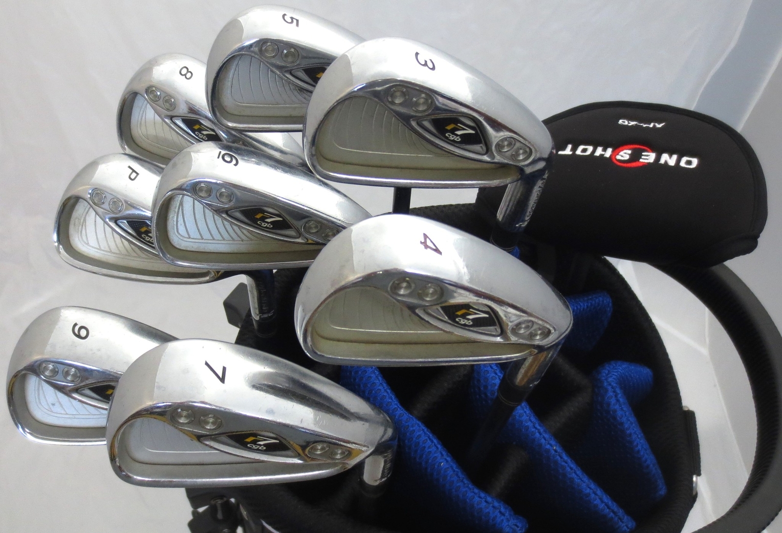 Mens TaylorMade Complete Golf Set Driver Wood Hybrid Irons Putter Stiff