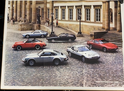 1979 Porsche Sales Brochure Dealer Advertising Specification Unfolding Poster - Picture 10 of 10