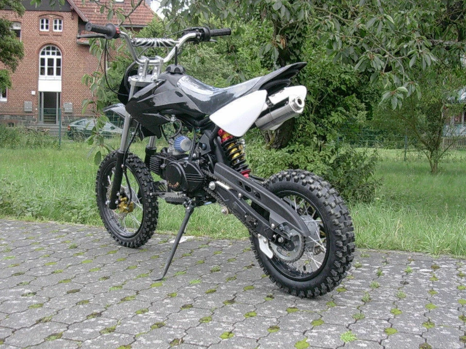 Dirt Bike 125 ccm 14/12 Räder Cross Vollcross Pocketbike Pit Enduro 125cc pocket - Bild 4 von 4