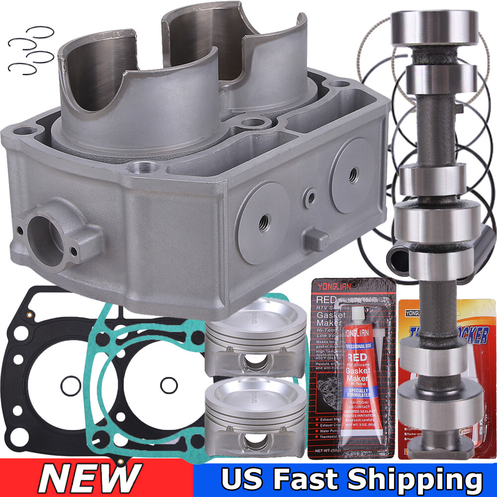 Polaris RZR 800 Cylinder Piston Gasket Rebuild Kit with Camshaft