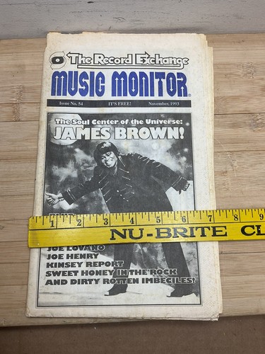 November 1993 - The Record Exchange MUSIC MONITOR Newspaper Rare Charlotte Nc B1 - Picture 2 of 12
