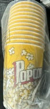 BRAND NEW 12 Pack Small Paper Popcorn Containers Tubs Bowls