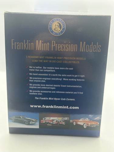 Franklin Mint 1961 Lincoln Continental, Maroon, 1:24, ottimo, con scatola - Foto 3 di 24