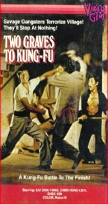vhs Hung Lieh Chen's TWO GRAVES TO KUNG-FU 1974 Rare VIDEO GEMS Big Box