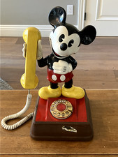 Vintage Disney Standing Mickey Mouse Rotary D...