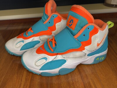 NIKE AIR MAX SPEED TURF 'MIAMI DOLPHINS' SNEAKERS SIZE Youth