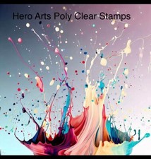 VTG Hero Arts Poly Clear Stamps Lot to choose from New in Package.
