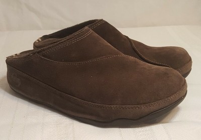 fitflop suede mules