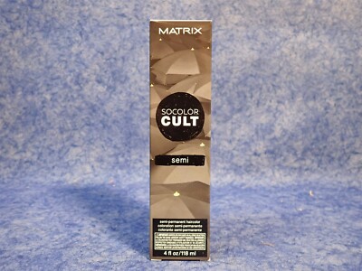 Matrix SoColor Cult Semi Permanent Hair Color, Black 4oz