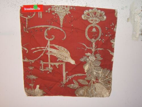 Brunschwig & Fils, Kininvie, Bird Toile, Remnants, Various Colors and Sizes - Picture 16 of 31