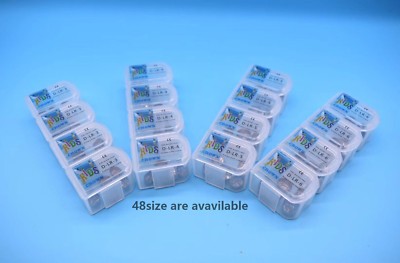 5-Pack Stainless Steel Temporary Crowns For Kids - Primary Molar Crowns, Sizes D2-D7 / E2-E7