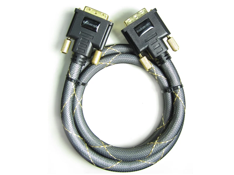 KnuKonceptz Silver Plated Copper Monster DVI-D Dual Link 24 + 1 2M 6 Foot Cable - Image 2 of 2