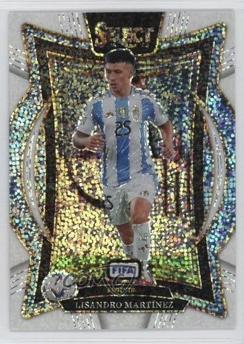 2024-25 Panini Select FIFA Terrace White Sparkle Prizm Lisandro Martinez #57