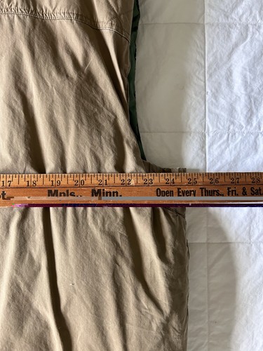 Vintage Robert Edward’s 90s Khaki Canvas Goose Down Puffer Size L Tan - Bild 8 von 9