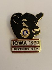 Lions Iowa 1980 Lapel Pin P136