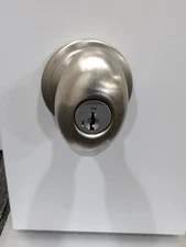 NEW KWIKSET LAUREL SMARTKEY ENTRY KEYLOCK KNOB SATIN NICKEL